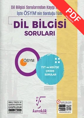 TYT MSÜ ÖSYM'nin Sorduğu Tüm Dil Bilgisi Soruları