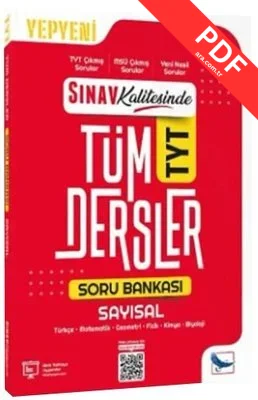 TYT Sayısal Sınav Kalitesinde Tüm Dersler Soru Bankası