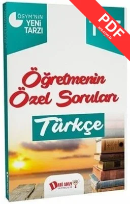 TYT Türkçe Öğretmenin Özel Soruları PDF indir