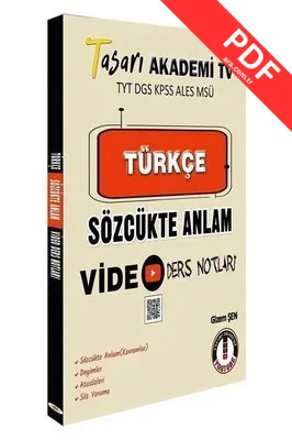 TYT Türkçe Sözcükte Anlam Vİdeo Ders Notları