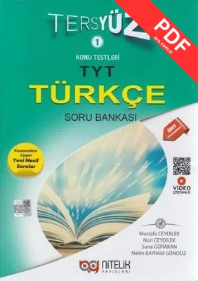 TYT Türkçe Tersyüz Soru Bankası PDF indir