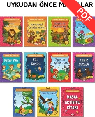 Uykudan Önce Masallar Serisi Seti - 10 Kitap + 1 Aktivite Takım PDF indir