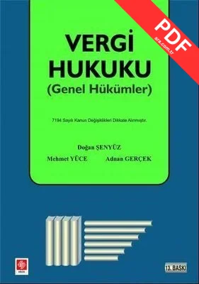 Vergi Hukuku - Genel Hükümler