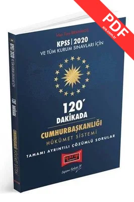 Yargı Yayınları  120 Dakikada Cumhurbaşkanlığı Hükümet Sistemi Tamamı Ayrıntılı Çözümlü Sorular