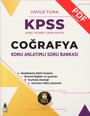 Yavuz Tuna KPSS Coğrafya Konu Anlatımlı Soru Bankası