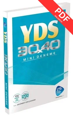 YDS 30x40 Mini Deneme 9603