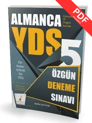 YDS Almanca Özgün 5 Deneme Sınavı