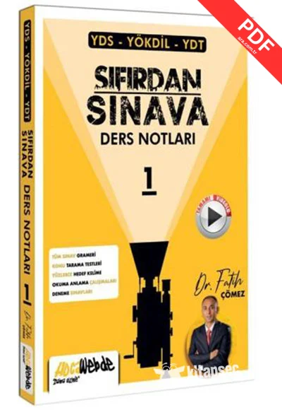 YDS YÖKDİL YKSDİL Sıfırdan Sınava Ders Notları 1 HocaWebde Yayınları