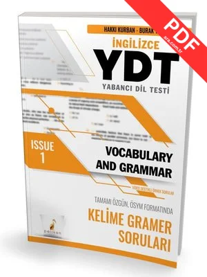 YDT İngilizce Vocabulary and Grammar Issue 1 PDF indir