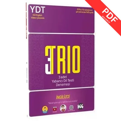 YDT 3'lü TRIO Deneme PDF indir