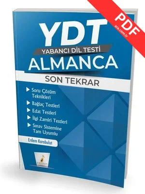 YDT Almanca Son Tekrar PDF indir