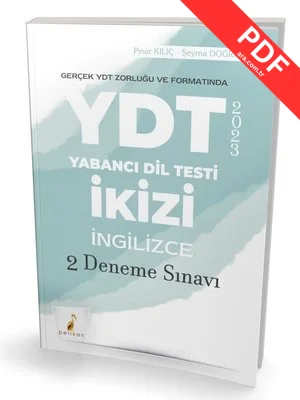 YDT İkizi İngilizce 2 Deneme Sınavı