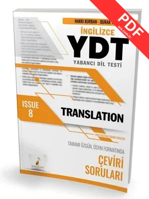 YDT İngilizce Translation Issue 8