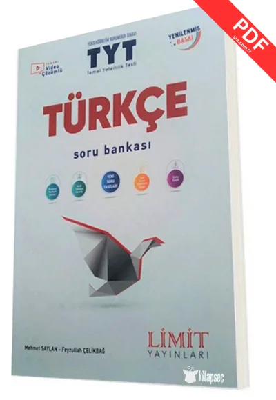 Yenilenmiş Baskı TYT Türkçe Video Çözümlü Soru Bankası Limit Yayınları