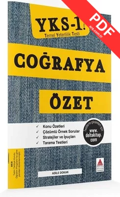 YKS 1.Oturum Coğrafya Özet TYT PDF indir