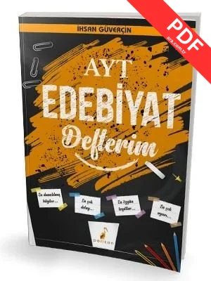YKS AYT Edebiyat Defterim PDF indir