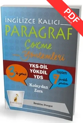 YKSDİL YÖKDİL YDS İngilizce Kalıcı Paragraf Çözme Yöntemleri