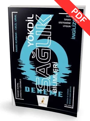 YÖKDİL Sağlık Bilimleri Dijital Çözümlü 6 Deneme Sınavı PDF indir