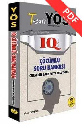 YÖS IQ Çözümlü Soru Bankası PDF indir