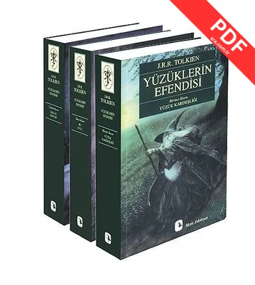 Yüzüklerin Efendisi Seti - 3 Kitap Takım - Hediyeli